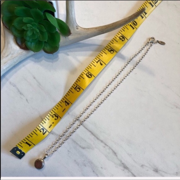 EXEX-925 Silver & Pink Druzy VTG Pendant Boho Statement Necklace - Picture 5 of 6